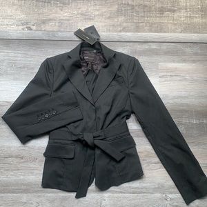 BCBG MaxAzria striped blazer jacket XXS NWT